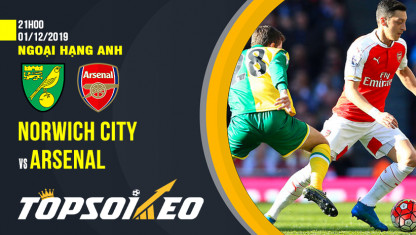 Soi kèo Norwich City vs Arsenal, 21h00 ngày 01/12, Premier League