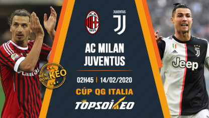 Biến động kèo cá cược AC Milan vs Juventus
